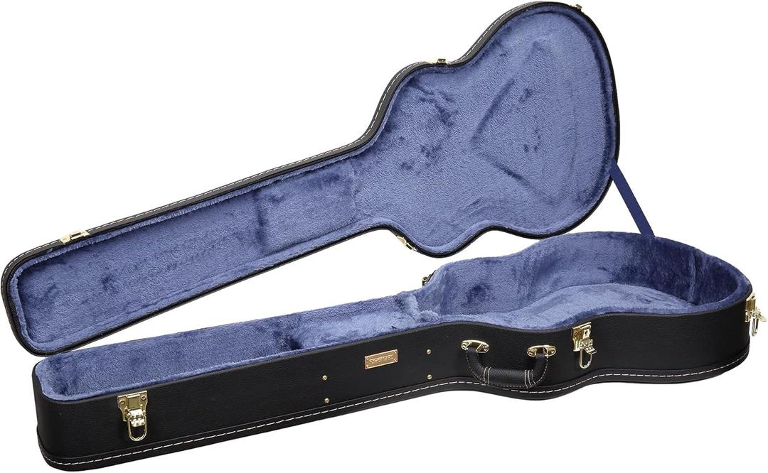Crossrock Wood Case for Acoustic Bass Guitars-Black(CRW620ABBK)