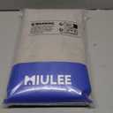 MIULEE Oatmeal Linen Curtains 84 Inch Length 2 Panels for Bedroom Living Room, Soft Thick Linen Textured Natural Window Drapes Semi Sheer Light Filtering Back Tab Rod Pocket Burlap Look Decor