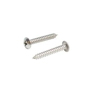 #61 Truss Head Sheet Metal Screws Self Tapping Screws Wood Screws Phillips Drive 304 Stainless Steel, 50PCS