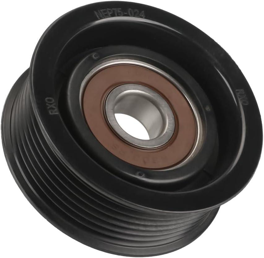 Drive Belt Idler Pulley Belt Tensioner Pulley - Compatible for Honda Accord 2008-2012 for Honda Crossroad 2007-2010 for Honda CR-V 2007-2012 - Replace Part 31190RL2G01, 31190RNA003