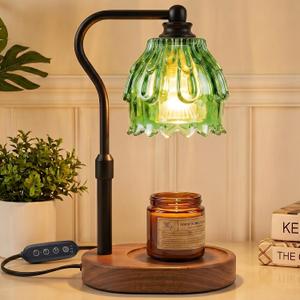 Candle Warmer Lamp with Timer and Wireless Remote Control, Dimmable Candle Warmer for Jar Candles, Vintage Wax Melts Warmer, Mothers Day Birthday Gift for Women, House Warming New Home Decor