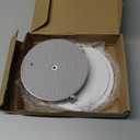 Foldable Desktop Projector Stand, Universal 360Adjustable Table Mount 1/4" Screw360 Rotation PJ Holde Black Projector Tray for Home Office Studio with Cable Ties (White)