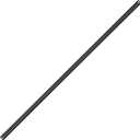 48 inch Ceiling Fan Downrod , 4 FT Black Downrod for Ceiling Fan, 1 inch Outside Diameter, Ceiling Fan Extension Downrod, Ceiling Fan Boom Suitable for a Wide Range of Fans (Black, Not Threaded)