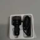 Bluetooth 5.4 FM Transmitter Car Adapter for iPhone 17, [60W PD 3.0] Fast Charger with Type C Coiled Cable, Cigarette Lighter USB Adapter for iPhone 16/15/14/13/12 Series/Android, Hands-Free Calling