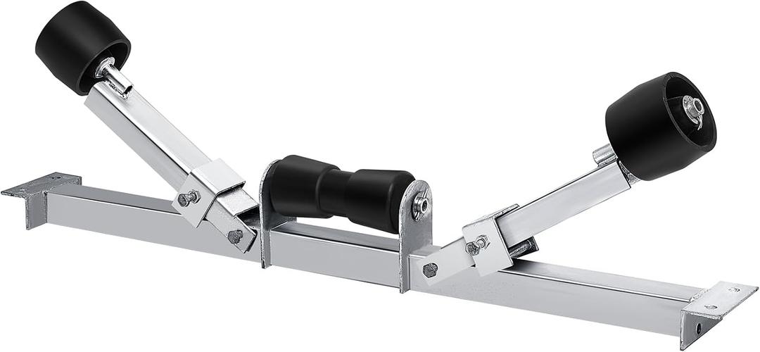 Boat Trailer Rollers Large Load Capacity Boat Trailer Parts Bottom Support Bracket Boat Trailer Accessories Steel Adjustable Support Bracket for Boats Small Motors Sailing Boats, 1102 Lbs