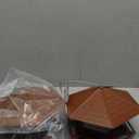 Jealoeur Bird Feeders for Outdoors Hanging Bird Feeder Wild Birds Seed, Brown 2 Pack