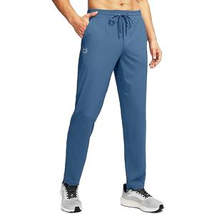 G Gradual Mens Sweatpants with 4 Pockets Tapered Track Athletic Slim Fit Pants for Running, Exercise, Workout, Gym, Slate Blue, Medium