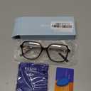 miyya Blue Light Blocking Glasses for Women, Blue Light Glasses for Women Oversized Fashion Glasses (**Tortoise)