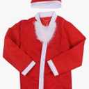 BESTOYARD 5pcs Adult Costumes Fr Clothes for Men Makeup Set Mens Costume for Santa Claus Father Christmas Outfit Santa Claus Costume Adult Suit Clothing Christmas Clothes Make up Red