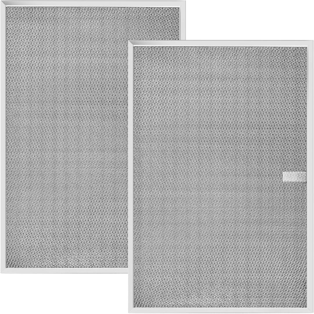 NEW 2 Packs BPS1FA36 Aluminum Range Hood Filter by puxyblue 11-3/4" X 17-1/4" X 3/8" Replace WB02X10706 S99010300 AP5613213 Fit for Broan QS1 Series NuTone WS1 Series Kenmore 233 Series