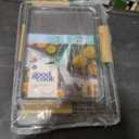 GoodCook Everyday Nonstick Baking Sheet Set, 3 Pack Includes One Small, Medium & Large Pan Carbon Steel Construction Cookie Sheet Bakeware Set, Gray
