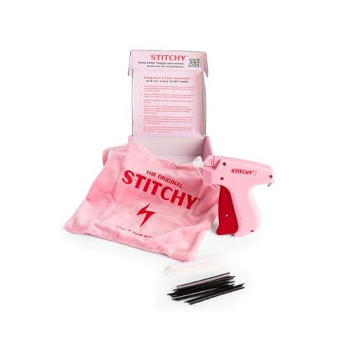 Stitchy No-Sew Hemming Tool- Easy, Portable, Professional-Grade Tagging Gun for Quick, Temporary Hems on Pants, Skirts, Dresses, and Sleeves