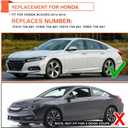 Weatherstrip Window Seal Car Window Seal Kit Fit for Honda Accord