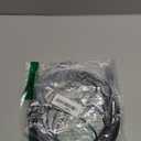 Monoprice Cat6A Ethernet Patch Cable - Snagless RJ45, 550Mhz, 10G, UTP, Pure Bare Copper Wire, 30AWG, 5-Pack, 14 Feet, Black - SlimRun Series