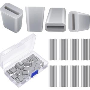 40 Pieces Hard Rubber Feet for Sink Grid Sink Protecter Rubber Grid Kitchen Wire Protective Rack Feet Grate Wire hard plastic Bumper Replacement Protector Parts for Kitchen Rack(Gray)