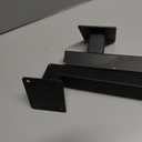 6FT Industrial Pipe Stair Railing Wall Mounted 500lbs Capacity Black
