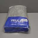 MIULEE Sage Green 100% Blackout Linen Curtains 90 Inch 2 Panels Set Double Sided No Coating Pleated Back Tab Black Out Long Thermal Insulated Pinch Pleat Bedroom Living Room Darkening Window Drapes