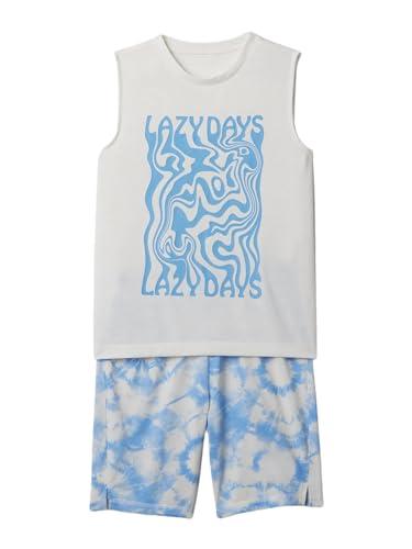 GAP Boys Tank Short Set New Off White 6