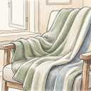 100% Cotton Blanket Beige