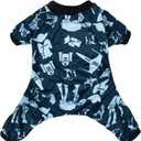CuteBone Small Dogs Outfit Soft Puppy Onesies Pjs Dog Pajamas Pet Coat Cat Apparel Comfy Doggie Jumpsuit Bodysuit for All Seasons, Large