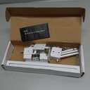 Projector Ceiling Mount with Extension Pole, Wall Projector Mount Height Adjustable, 3-in-1 Bracket for Most Projectors,Video, 44lb, Home & Office Installation (White)