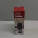 Gravity Electric Salt and Pepper Grinder Set Rechargeable, External Adjustable Coarseness, Automatic Salt and Pepper Shakers Mill with LED Light, 6oz/176ml Large Capacity, House Warming Gifts (1 Pack)