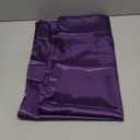 Q&J Fabric Co. Satin Pillowcase King, Purple Pillow Cases Set of 2, Smooth and Cooling Similar to Silk Pillowcases with Envelope Closure, King Size Pillow Covers for Hair Care, 20x36 Inch