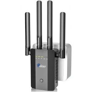 2025 New WiFi Extender Long Range up to 13355Sq.ft, Wireless Internet Repeater Routers Signal Amplifier for Home, Office, Garage, Access Point with Ethernet Port