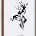 Yaetm 18x24 Picture Frames Set of 4, Walnut Brown, Solid Wood Frame 18 x 24 Frame for Gallery Wall, Photos, Posters & Art Prints, Wall Mount (4 pack, Walnut)