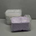 50 Pack (100-Piece) 28 oz Meal Prep Containers Reusable with Lids 2-Compartment, Sturdy Leakproof Food Safe, Microwave Freezer Dishwasher Safe, To Go Take Out Plastic Food Storage, Lilac