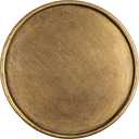 Metal Martini Cocktail Table, Antique Brass, 12.5"D x 12.5"W x 27.5"H
