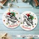 6 x Turtle Christmas Ornament 2025 - Sea Turtle Gifts for Women, Beach Christmas Ornaments for Tree, Ocean Sea Turtle Decor, Nautical Enthusiast Presents for Animal Lovers, Tortoise Gifts for Lovers