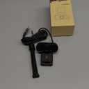 Full HD 1080P Webcam with Privacy Shutter and Tripod, Pro Streaming Web Camera with Microphone, Widescreen USB Computer Camera for Laptop Desktop (Black)