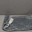 Deepsoon Heating Pad, Electric Heating Pads for Back, Neck, Abdomen, Moist Heating Pad for Shoulder, Knee, Arms, Legs, Dry/ Moist Heat & Auto Shut Off, Christmas Gifts for Men and Women, Light Gray, 24x12 Inch