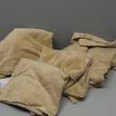 MOONQUEEN 6 Pack Premium Hand Towels - Quick Drying - Microfiber Coral Velvet Highly Absorbent Towels - Multipurpose Use as Hotel, Bathroom, Shower, Spa, Hand Towel 16 x 28 inches (Brown)