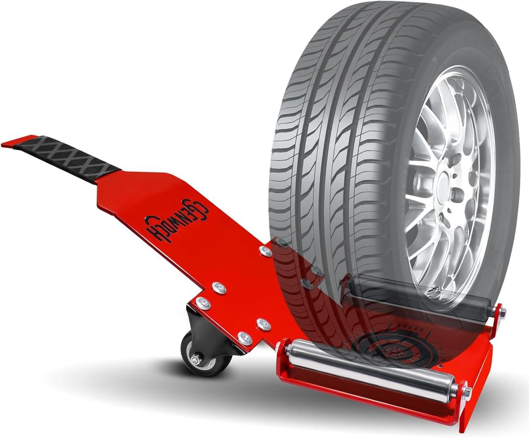 Portable Tire Jack Tool with Roller Plate,CGENWDCH Heavy Duty Tire Jack Leverage Tool, for Cars, SUVs, Large Off-Road Trucks, Mobile Passenger Cars and Vehicles with Wheel Bolts and Nuts