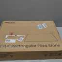 Unicook 22 Inch Extra Large Pizza Stone for Oven and Grill, Rectangular Baking Stone 22" x 14" x 0.6", Thermal Shock Resistant, Ideal for Baking Several Crispy Pizzas Bread