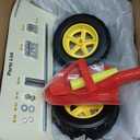 VIVOHOME Kids Wheelbarrow Children Garden cart with Toddler Gardening Tool Set Child Wheel Barrel Outdoor Indoor Toys Gift Green