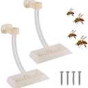 Pack of 2, 2 Set Bee Feeder for Hives Automatic Beekeeping Feeder Beehive Internal Bee Water Feeder for Feeding Sugar Syrup or Water to Bee Hives