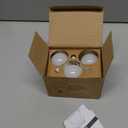 E12 Candelabra Globe Bulbs 6W 120V Daylight White 5000K 5-Pack