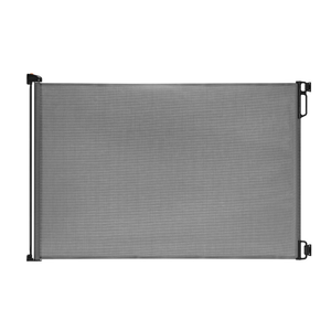 EasyBaby Retractable Baby Gate, 33" Tall, Extends up to 55'' Wide, Grey/Child Safety Baby Gates, Pet Retractable Gates for Stairs, Doorways, Hallways, Indoor and Outdoor
