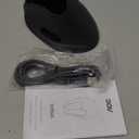 AOC 2.4GHz Ergonomic Mouse, Wireless Bluetooth Vertical Mouse for Work, 4800 DPI Optical Tracking, 5 Adjustable DPI, Quiet Clicks, RGB Light, Compatible with Computer, Laptop, PC, Mac, Desktop - Black