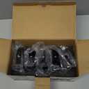 TICONN Office Chair Caster Wheels Set of 5 for Tile, Hardwood Floors and Carpets, Universal Fit for Most Chairs (Black)