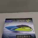 RC Boat with LED Light, Remote Control Boat for Pools and Lakes, 3+ Hours, 2.4Ghz 20+ MPH Electric Boats for Kids & Adults, 2 Rechargeable Batteries, Low Battery Alarm, Summer Water Toys Gifts, Red