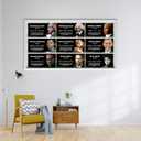 2 x XNXQLFPY Black History Month Posters 9 Charts,Black History Month Bulletin Board Decorations,Educational And Learning Activities For Classroom, Home(9 "x18)