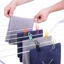 Riveda 30 Pack Assorted Chip Bag Clips Utility - PVC 2 Inch Coated Colorful Sealer for Sealing Food - Paper Holder, Clothesline Clip for Laundry Hanging, Kitchen Bags, Multipurpose Clothes Pins