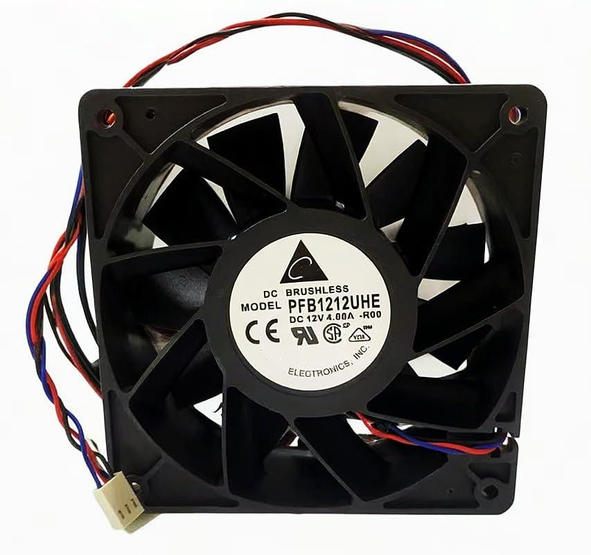New PFB1212UHE Inverter Fan PFB1212UHE 12CM 12038 DC12V 4.80A 3-Wire Inverter Cooling Fan