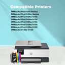 923XL 923e Ink Cartridges for HP Printers 8120e 8130e Series Replacement for HP 923e 923 923XL Ink Cartridges, Compatible for OfficeJet Pro 8125e 8135e 8138e 8139e 8135 8139 8130 e |4 Pack