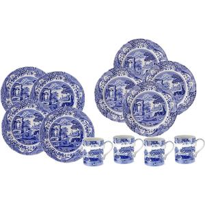 Spode Blue Italian 12 Piece Set