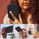 Compatible for ZTE Nubia Red Magic 10 Pro/10 Pro+/10S Pro/10S Pro+ Phone Case with Metal Ring Holder Kickstand/Stand Silicone Protective Cover Case for Red Magic 10 Pro 2024- Black